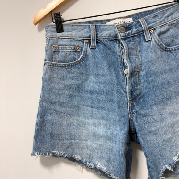 Aritzia Denim Forum The Ex-BF High Rise Tight Shorts Size 26 - Picture 5 of 8